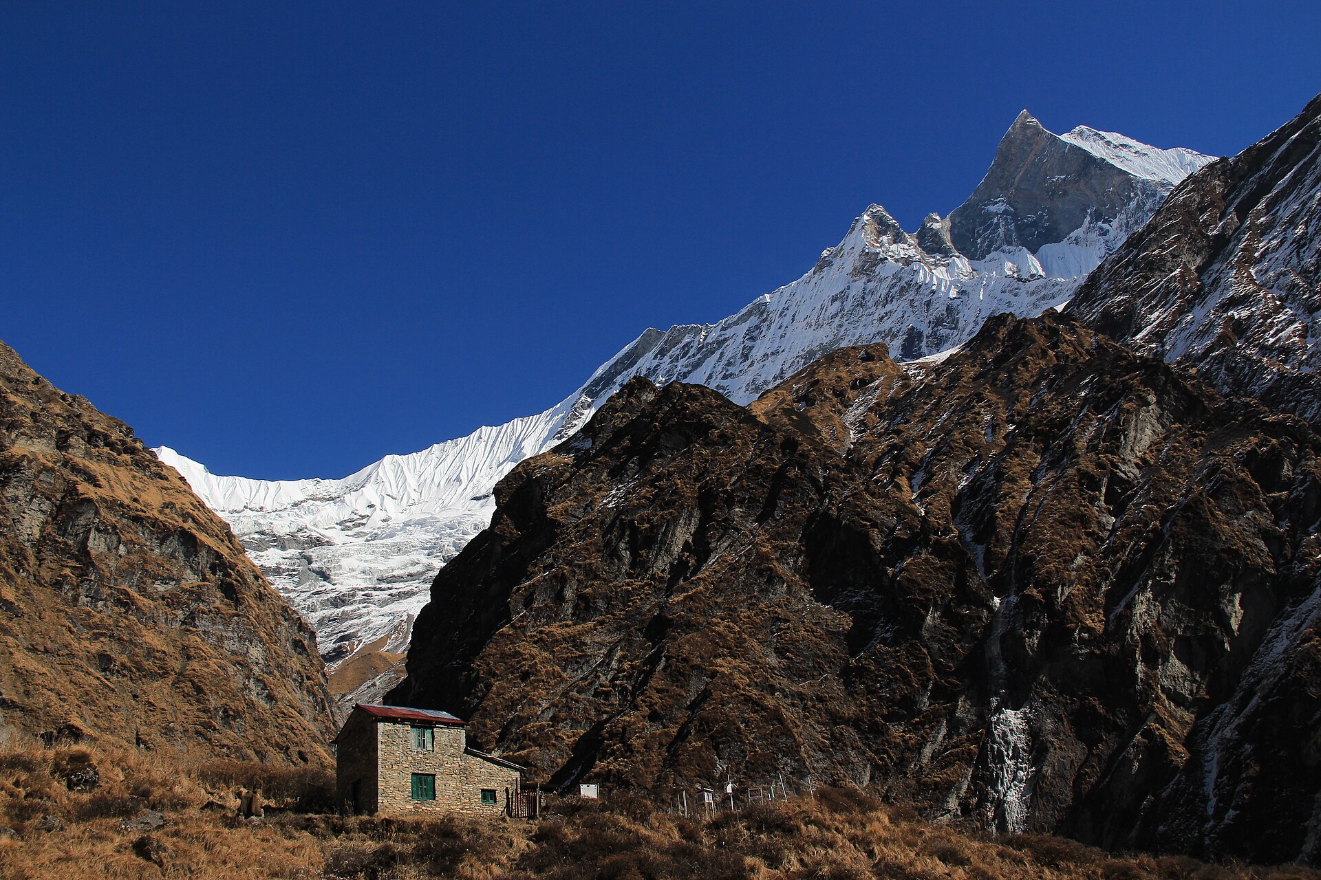 Annapurna Sanctuary at first light