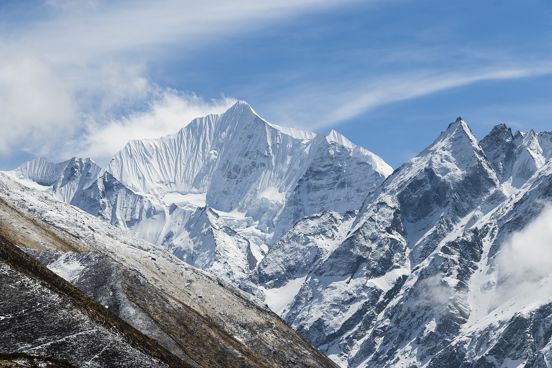 Kyanjin Gompa in the Langtang valley